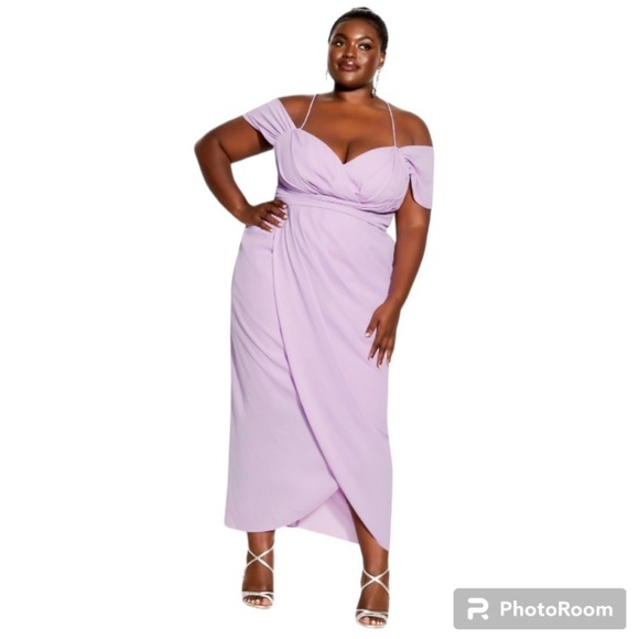 City Chic Dresses & Skirts - NWT CITY CHIC
Entwine Maxi Dress - lilac